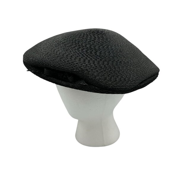 Norman Durand Original Designer Black Hat from the 1950-60s Vintage MCM - Picture 3 of 11